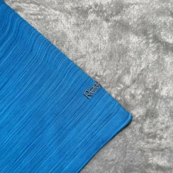 Reebok Golf‎ Polo Mens Short Sleeve Heather Blue Golf Shirt Polo Size 3XL EUC - Picture 3 of 7